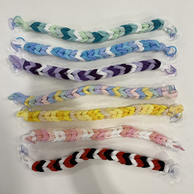 양말목 포치 바인 크레스티드게코 피그미다람쥐 햄스터 백업 파충류쉼터 행잉 해먹, 파스텔믹스, 1개