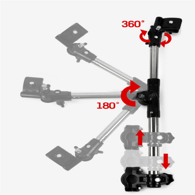 감자샵 유모차 우산 거치대 각도조절휴대용접이식거치대