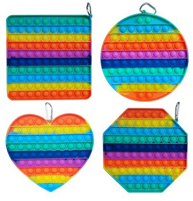 KC 인증 대왕 대형 푸시팝 빅사이즈 푸쉬팝 뽁뽁이 팟잇 게임 팟입 틱톡 뽁뽁이 장난감, 1개