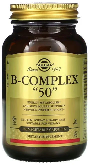 솔가 비타민 B Complex 50 100베지캡슐, 1개, 100정 - 쿠팡