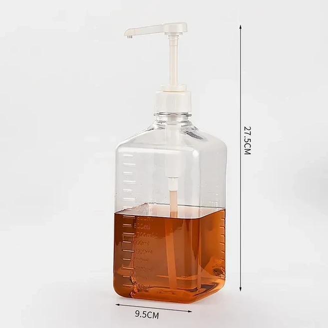 유용한 다기능 액체 펌프 수압 과당 정량 시럽 스퀴즈 꿀 5 8 10CC 디펜서 1600ml, 01 10cc-Syrup Dispenser