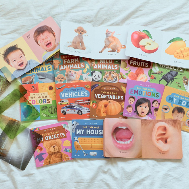 아기 첫 사진 인지책 하뚱 톡톡북, 전 12권