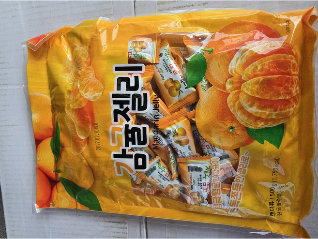 감귤잴리, 500g, 4개