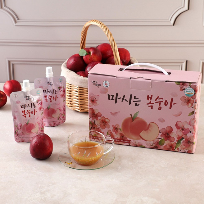 승주농장 복숭아음료 마시는복숭아 주스, 10개, 100ml