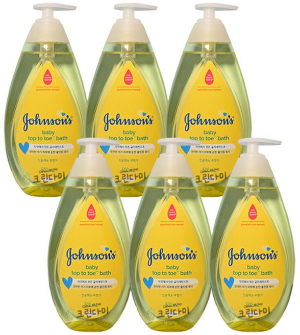 존슨즈 베이비 바스 베드타임 바디워시 500ml x6개, 6개