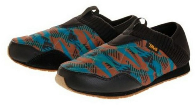 Teva Ember Moc (男) 防潑水菠蘿麵包鞋/懶人鞋, 湖水藍,US10=JP28公分