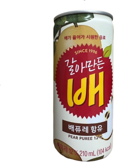 해태 갈아만든 배, 210ml, 2개