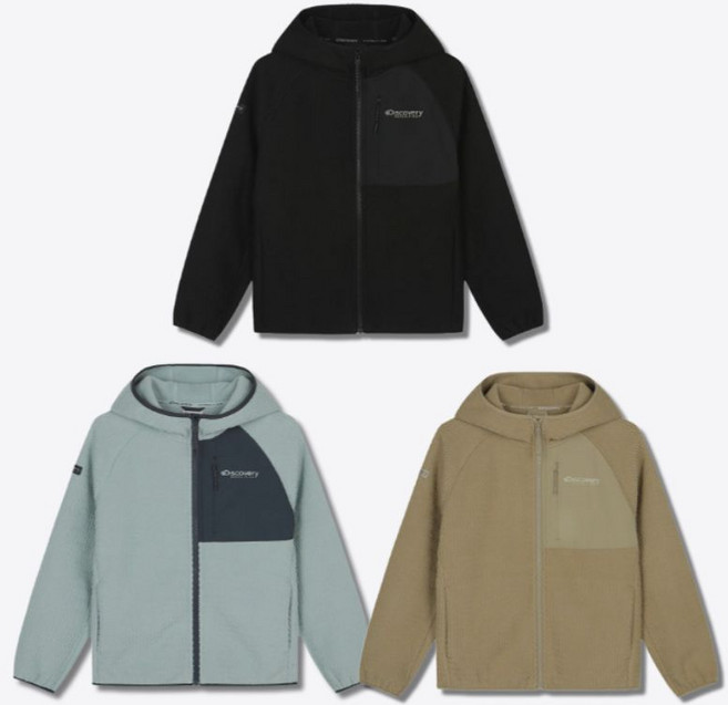 백화점정품 디스커버리 남녀공용 키즈 후리스 플리스 자켓 미드레이어 겨울 간절기 아우터