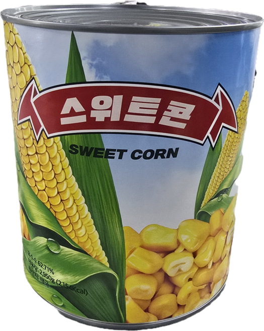 스위트콘 삼도식품 옥수수캔 깡통옥수수, 6개, 3kg