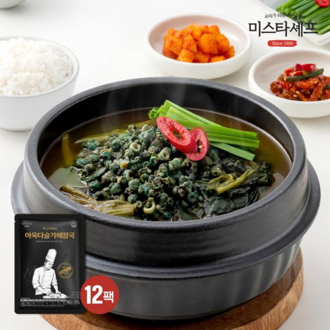 아욱다슬기해장국 500g 12팩, 단일속성, 12개