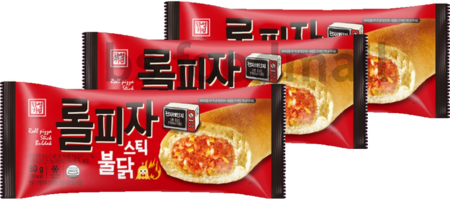 한성기업 롤피자스틱 불닭, 80g, 20개