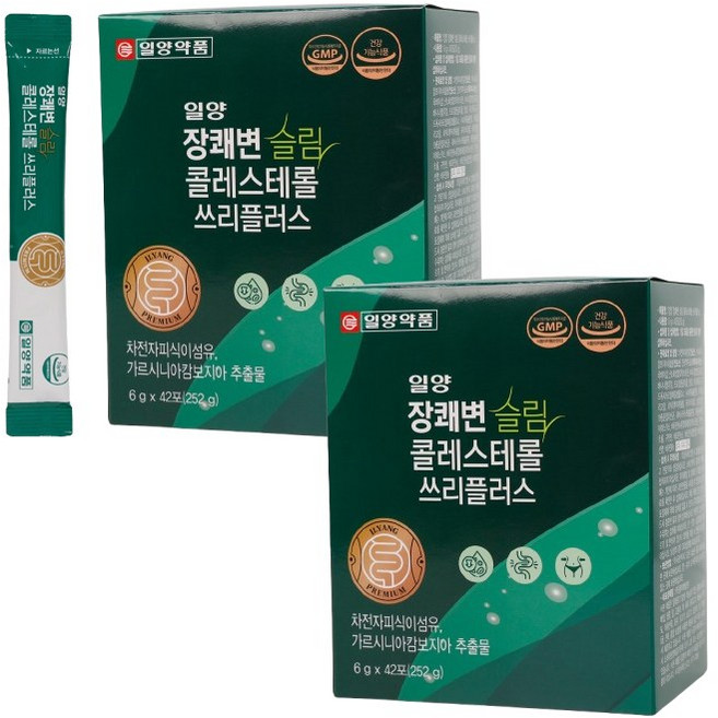 일양 장쾌변 슬림 콜레스테롤 쓰리플러스 / 차전자피 식이섬유 가르시니아 추출물 환 식이섬유환 차전자피환, 84개, 6g