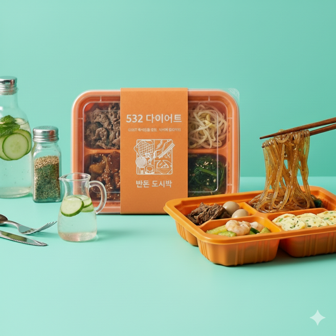 냉장 도시락 다이어트 식단 한식 건강식 조리 배송, 180g, 7개