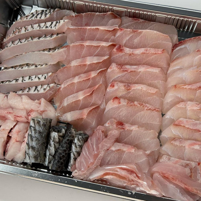 국내산 100% 생물 숙성 민어회 400g, 1개