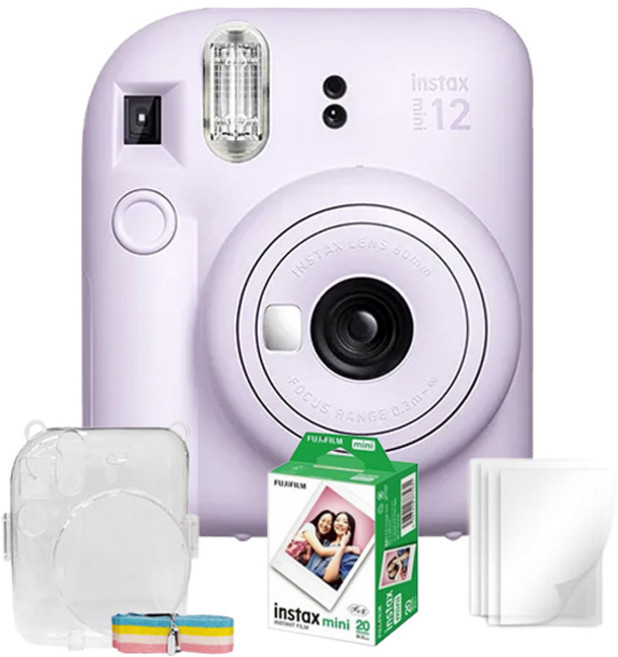 富士 Fujifilm 相機, 1個, mini12/紫＋20張底片＋水晶殼