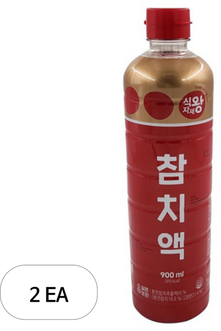 식자재왕 참치액, 900ml, 2개
