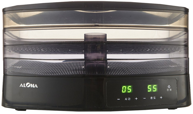 아로나 식품건조기 과일 야채 고추 국산 가정용식품건조기 3단 5단 7단, ALD-300TB(3단블랙)