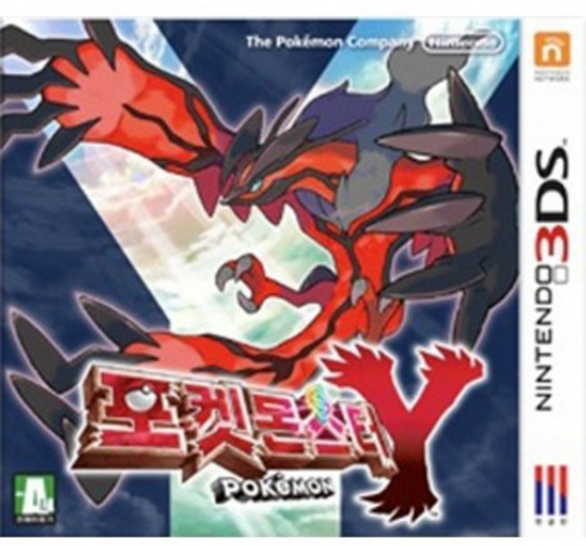 3DS 포켓몬스터 Y 한글판 새제품/3DS전용/스위치사용불가/비닐제거시반품불가, 3DS전용게임/스위치사용불가