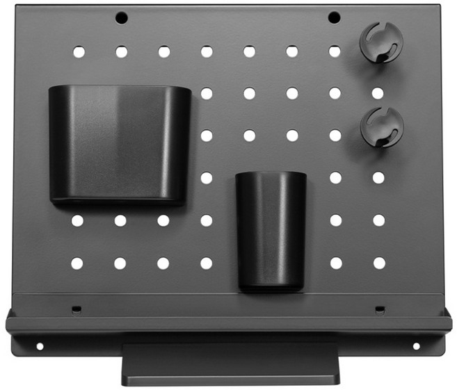 에이스럭스 페그보드 책상 타공판 스탠드 거치대, 블랙