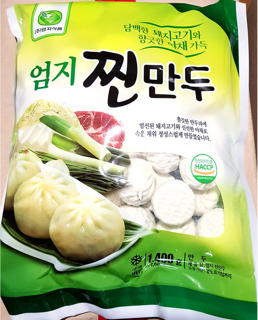 고기 찐만두 (엄지 1.4K) 만둣국 급식 대용량 업소, 1.4kg, 1개, 1개, 1
