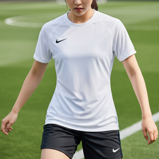 나이키 우먼스 반팔 티셔츠 HV8178-100 드라이 핏 파크 8 저지 헬스 운동 스포츠 단체