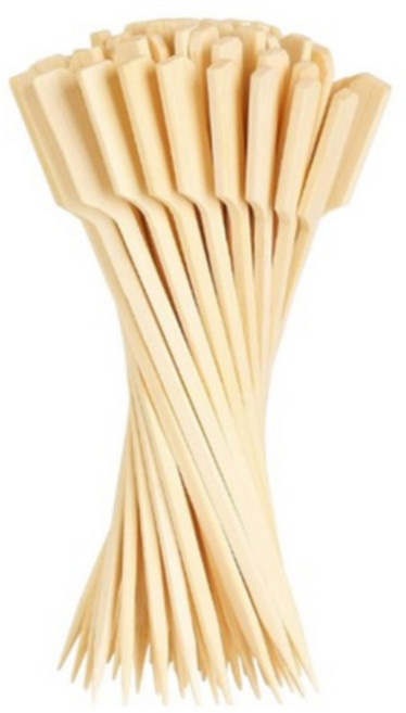 앞날창창 다용도 대나무 손잡이 꼬치 20cm, 1개, 100개입