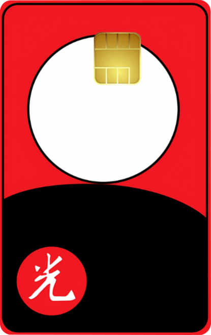 아수라 발발타~부자가 되고싶니~전통놀이 화투스타일 카드스티커, 일반형, 1매, 8.팔광