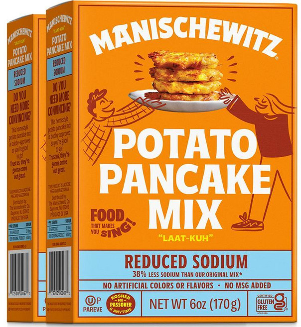 마니셰비츠 저나트륨 감자 팬케이크 믹스 170g 2팩