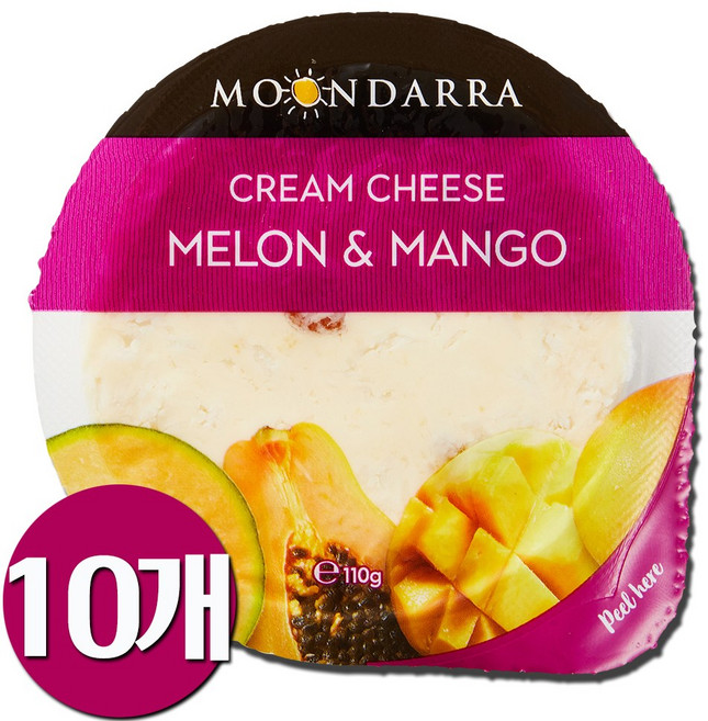 문다라 과일치즈, 10개, 110g