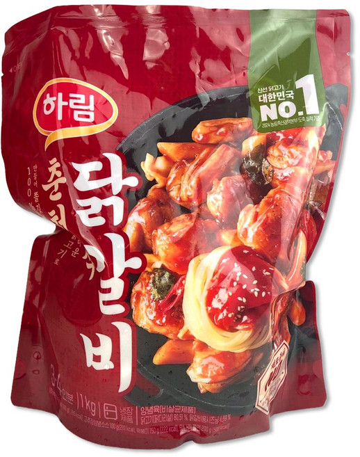코스트코 하림 춘천식 닭갈비 밀키트 1kg(소스 떡 쫄면 포함), 1개, 1kg