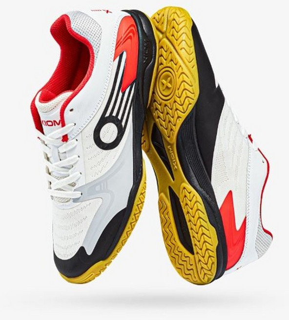 XIOM 엑시옴 이그레2 탁구화 블랙화이트 더블러셀메쉬