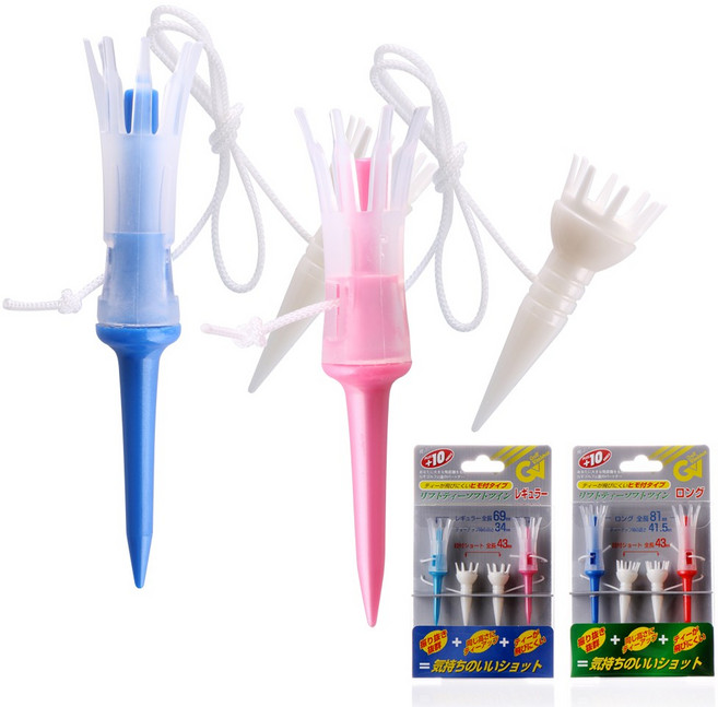 카시야골프 타바타 리프트 골프티 롱 2종 세트 XGVX-0439, 리프트티_XGVX0439_롱, 2개