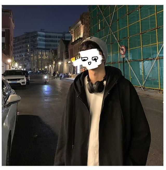 치퍼샵 바람막이 스포츠 오버핏 경량 후드 후드 집업 점퍼