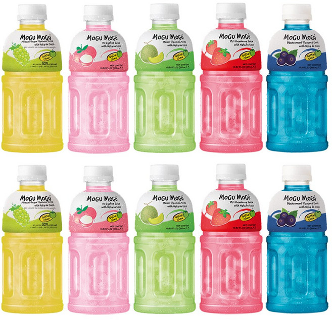 모구모구 인기5종 320ml 샤인머스켓 2개+리치 2개+멜론 2개+딸기 2개+블랙커런트 2개 (총10개) 어린이주스음료수과일, 10개
