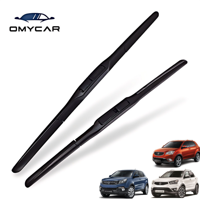 오마이카 쌍용 코란도C 뷰티풀 스포츠 하이브리드와이퍼1세트, 코란도C/스마일코란도C  11년~19년