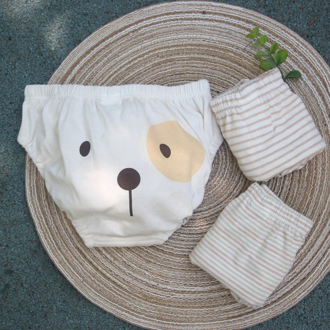 에코오가닉 국내산 오가닉 순면 남아팬티 3종