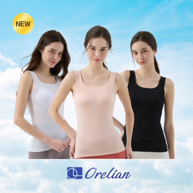 25SS 오렐리안 풍기인견 크레오라 히든 스퀘어넥 브라탑 3종