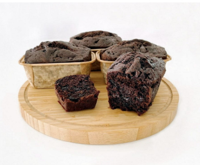 비건 초코 파운드케이크 만들기 DIY키트 미니 파운드케이크 4개, 140g
