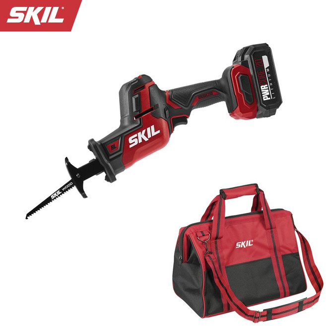 [무료배송+툴백세트] 스킬 SKIL 20V 컷쏘 RS5825SE10 충전형 라이트 무선 공구가방증정, 1개
