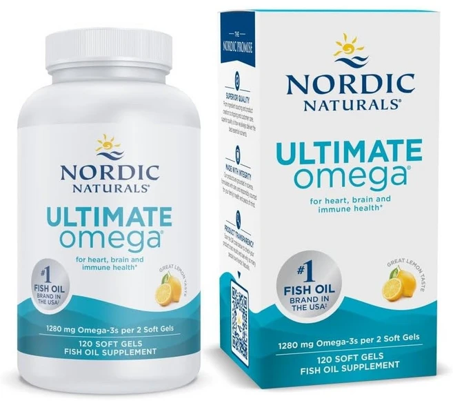 Nordic Naturals ultimate 오메가 120mg 120정, 1개 - 쿠팡