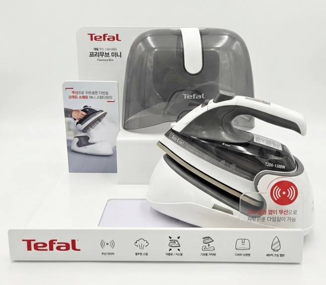 테팔 무선 프리무브 에어 스팀다리미, TD6550KO, 화이트