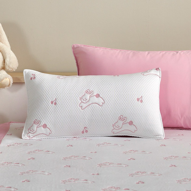 [모던하우스 인천점] 3도씨 익스트림쿨 에어리스노우 점핑래빗 냉감 3중직 베개커버 30x50 핑크 -[CZ0326029]