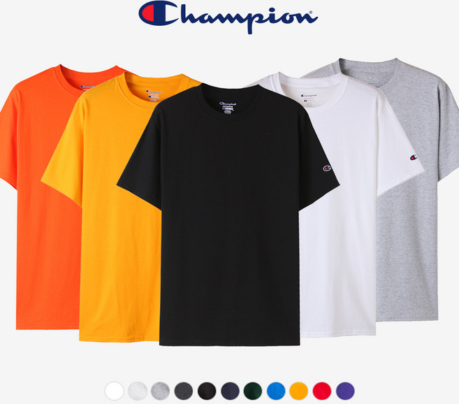 챔피온 T425 무지 반팔티