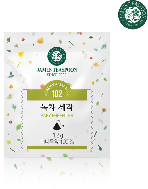 제임스티스푼 티 샘플러 녹차세작 1티백, 1.2g, 1개입, 1개