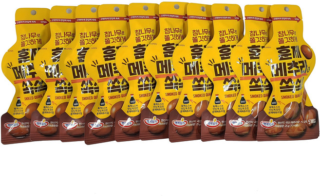 愉快地熏鵪鶉蛋, 25g, 10包