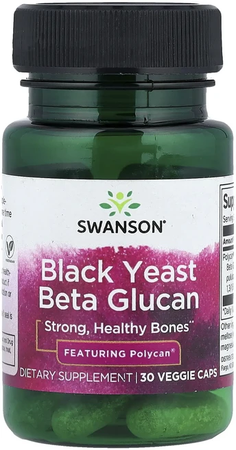 새해 첫좋은선물 Swanson 흑효모 베타글루칸 베지 캡슐 30정(1정당 150mg) 제대로 할인합니다, Swanson흑효모베타글루칸베지캡슐30정1정당150mg, 1개 - 쿠팡