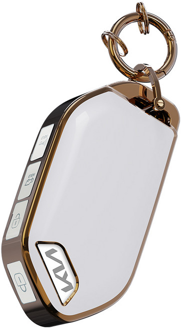 기아 호환 키케이스 쏘렌토 스포티지 K8 K5 카니발 타스만 셀토스 EV3 EV4 EV5 EV6 EV9 스마트키 케이스 키홀더, A타입5버튼, 화이트