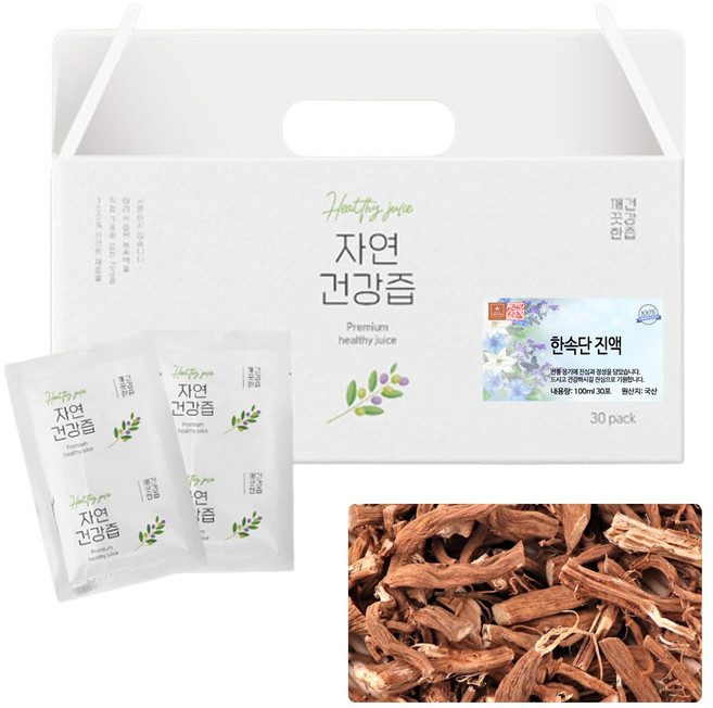 국산 한속단 즙 차 건강즙 진액 엑기스 액기스 100ml 30개입, 1개