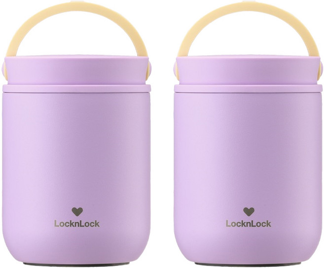 락앤락 리틀럽 푸드자, 라벤더, 300ml, 2개