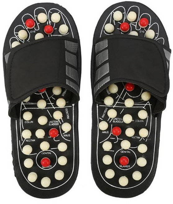 지압 마사지 슬리퍼, L(270-280MM), 1개